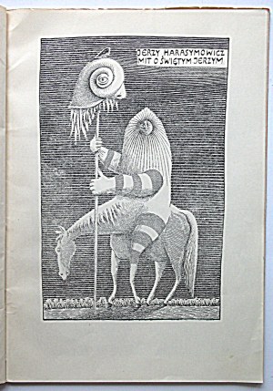 HARASYMOWICZ JERZY. The myth of Saint George. Cracow 1960. wyd. literackie. Druk. Krakowskie Zakł Graf. No. 7...