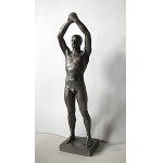 MURZIN ALEXANDER ALEXEEVICH. [1914 - 2010]. Sculpture entitled "Pobeditiel - Sportsmen." Cast ...