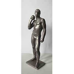 MURZIN ALEKSANDER ALEKSIEJEWICZ. [1914 - 2010]. Rzeźba zatytułowana „Kulomiot”. Wykonanie, materiał...