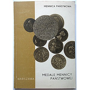 [KATALOG]. Medale Mennicy Państwowej. Opracowała mgr. Wiesława Kowalczyk. W-wa [1969]. Mennica Państwowa...