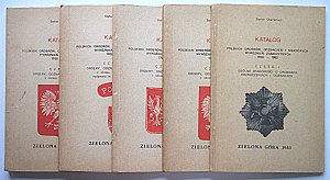 OBERLEITNER STEFAN. Catalog of Polish orders, decorations and some honourable distinctions 1705 - 1982....