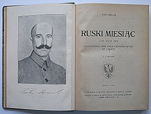 GELLA JAN. Russian Month 1/XI - 22/XI 1918. an illustrated description of the November battles in e Lviv. With 2 maps...