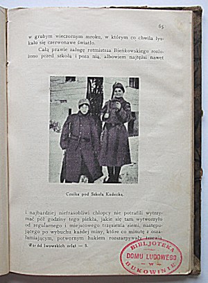 LIPIŃSKI WACŁAW. Among Lviv's Eaglets. Second edition. W-wa 1931. military institute of science and publishing....