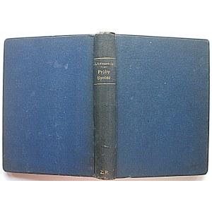 MATUSZEWSKI IGNACY. Próby syntez. Bydgoszcz 1938. Wydawnictwo i druk Instytut Wydawniczy Biblioteka Polska...