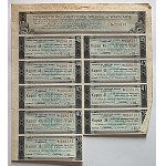 [ LIST ZASTAWNY]. TOWARZYSTWO KREDYTOWE MIASTA WARSZAWY. List Zastawny 8% na 1000 Złotych No 228191...