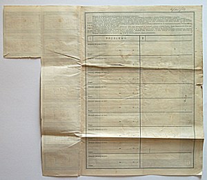 [OBLIGATION]. Republic of Poland. OBLIGATION. 6% National Loan for 50 zloty in gold....