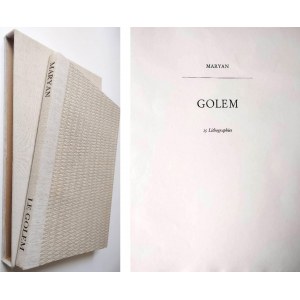 MARYAN Pinchas Burstein (Nowy Sącz, Polska, 1927 - Nowy Jork, 1977), Golem, 1955