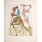 Salvador DALI (1904-1989), La Divine Comédie - L'Enfer (Piekło) - Chant XIX, 1960