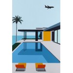 Jean-Claude Plewniak \nMark Renton (b. 1981), "Black and yellow villa," 2025.