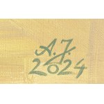Aneta Jaworowska (ur. 1990, Łódź), Martwa natura z azalią, 2024