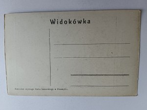 CARTE POSTALE PRZEMYŚL, PORTE D'ENTRÉE DU CHÂTEAU, AVANT-GUERRE