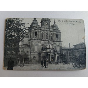 POSTCARD WILNO CHURCH, PRE-WAR