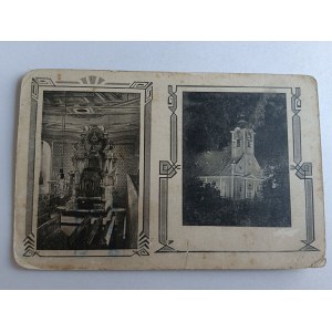 POSTCARD BŁĘDOWICE DOLNE , A SOUVENIR OF THE 150TH ANNIVERSARY OF THE EVANGELICAL CHURCH