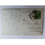 POCZTÓWKA PRZEMYŚL PRZEDWOJENNA 1916 R, ZNACZEK, STEMPEL