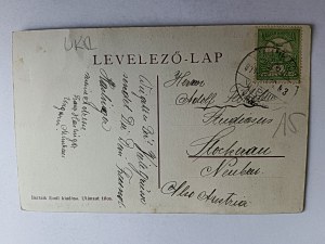 CARTE POSTALE MUKACZEWO, UKRAINE, AVANT-GUERRE, TIMBRE, TIMBRE