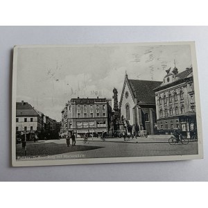 POSTCARD RACIBÓRZ RATIBOR, MARKET, STAMP, STAMP