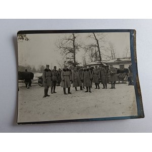 ZDJĘCIE GOLKOWICE, POW WIELICZKA, ŻOŁNIERZE, WOJSKO 1915 R