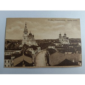 POSTCARD GRODNO, GENERAL VIEW, PRE-WAR