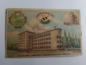 POHLEDNICE VARŠAVA, MOKOTOW, ANTONIANUM OO REFORMATI, CIHLA