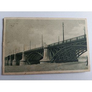 POSTCARD WARSAW, BRIDGE OF KS JÓZEF PONIATOWSKI, STAMP, STAMP