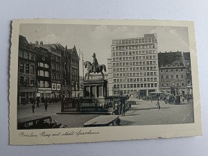 POHLEDNICE WROCŁAW BRESLAU, NÁMĚSTÍ, ZNÁMKA 1936