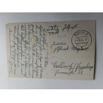 POSTCARD ELBLĄG ELBING TOWN HALL, STAMP 1943