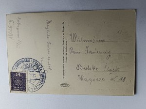 CARTE POSTALE ZAKOPANE TATRY VUE GÉNÉRALE, AVANT-GUERRE, TIMBRE, ESTAMPILLAGE