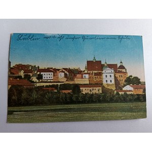 POCZTÓWKA LUBLIN 1939 R, STEMPEL SWASTYKA
