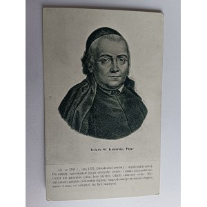 POSTCARD PRIEST ST KONARSKI LEPER