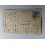 POSTCARD LESZNO LISSA CHURCH, STAMP STAMP
