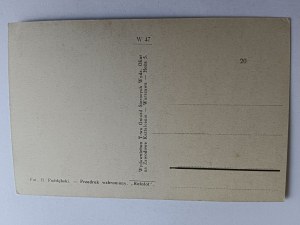 POHLEDNICE VESNICE, VENKOVSKÁ CHALUPA, NAKLADATELSTVÍ T-WA HNÍZDA SIROTKŮ ODDĚLENÍ PRO ODBORNÉ VZDĚLÁVÁNÍ VARŠAVA FOT PODDĘBSKI