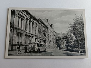 POHLEDNICE KATOWICE, KATTOWITZ, WILHELMSPLATZ, BUS