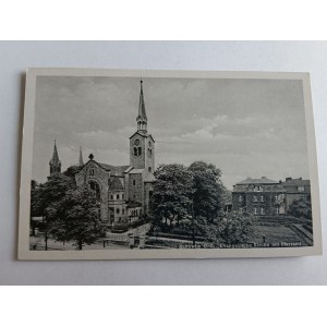 POCZTÓWKA KATOWICE, KATTOWITZ, KOŚCIÓŁ EWANGELICKI