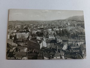 CARTE POSTALE BIELSKO VUE GÉNÉRALE, AVANT-GUERRE