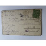 POHLEDNICE KARPATY, VESNICE, PŘEDVÁLEČNÁ, ZNÁMKA 1915