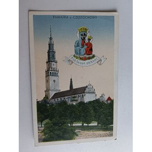 POCZTÓWKA CZĘSTOCHOWA JASNA GÓRA, KLASZTOR, MATKA BOSKA, POD TWOJĄ OBRONĘ, PRZEDWOJENNA 1936 R