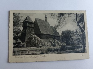 POHLEDNICE BYTOM BEUTHEN, KOSTEL, PŘEDVÁLEČNÁ 20. LÉTA 20. STOLETÍ, ALBIGOWA