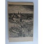 POSTCARD SZCZECIN, SHIP, II CONGRESS OF POSTAL AND TELECOMM WORKERS 1947