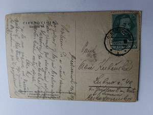 CARTE POSTALE CIECHOCINEK BATHS NO 1, TIMBRE, 1947