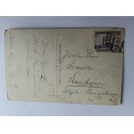 POCZTÓWKA RABKA DEPTAK, ZNACZEK, STEMPEL 1938 R