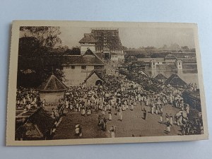 POHLEDNICE MISIE BRATŘÍ KARMELITÁNŮ QUILON VÝCHODNÍ INDIE, PŘEDVÁLEČNÁ