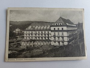 POSTCARD KRYNICA PENSION LOWENSCHLOSS