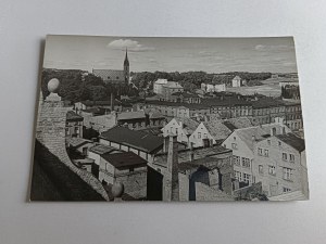 POSTCARD KOŚCIERZYNA GENERAL VIEW, STAMP