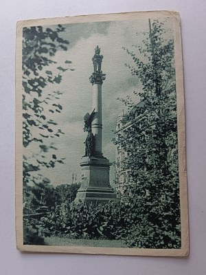 POCZTÓWKA LWÓW LEMBERG PLAC MARIACKI, CIENKI PAPIER