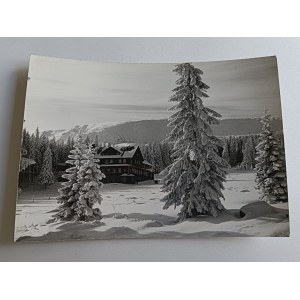 POSTCARD PRL KARKONOSZE IM CZECH SHELTER, STAMP, PTTK STAMP