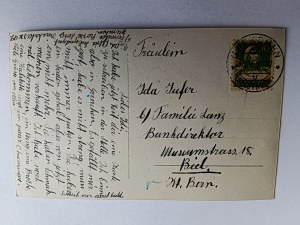 DĚTSKÁ UMĚLECKÁ POHLEDNICE, PŘEDVÁLEČNÁ, ZNÁMKA, RAZÍTKO