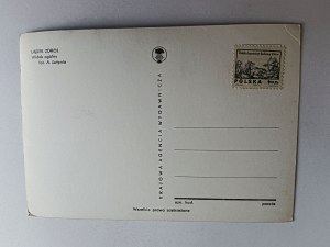 POHLEDNICE PRL LĄDEK ZDRÓJ CELKOVÝ POHLED, ZNÁMKA