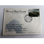 ENVELOPE BERNARDO BELOTTO CANALETTO, GENERAL VIEW OF WARSAW, STAMP, STAMP
