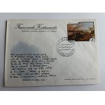 ENVELOPE FRANCISZEK KOSTRZEWSKI MARINA OF STEAM SHIPS IN POWIŚL, STAMP, STAMP