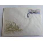 ENVELOPE STEAM NAVIGATION ON THE VISTULA, STAMP, STAMP